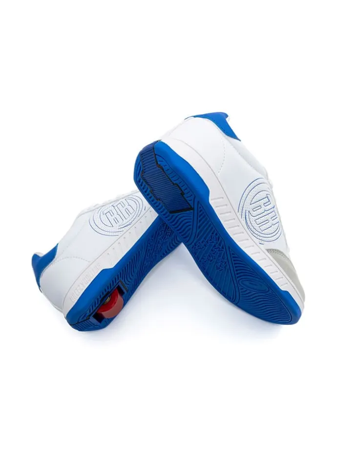 Sneakers mit Rollen in Weiß/ Blau
