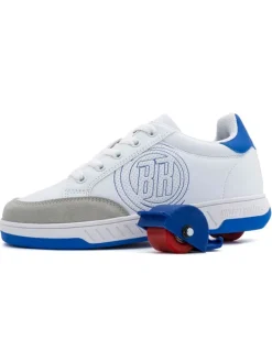 Sneakers mit Rollen in Weiß/ Blau