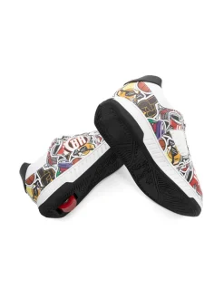 Sneakers mit Rollen in Weiß/ Bunt