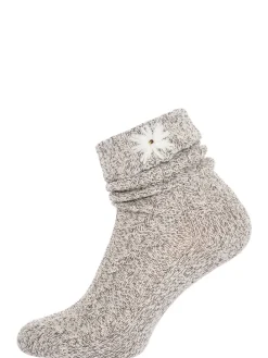 Socke LN35210-42 in beige