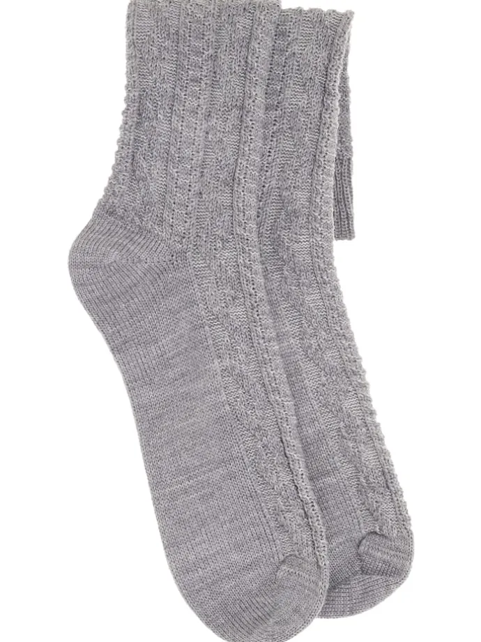 Socke L5S-3 in mittelgrau