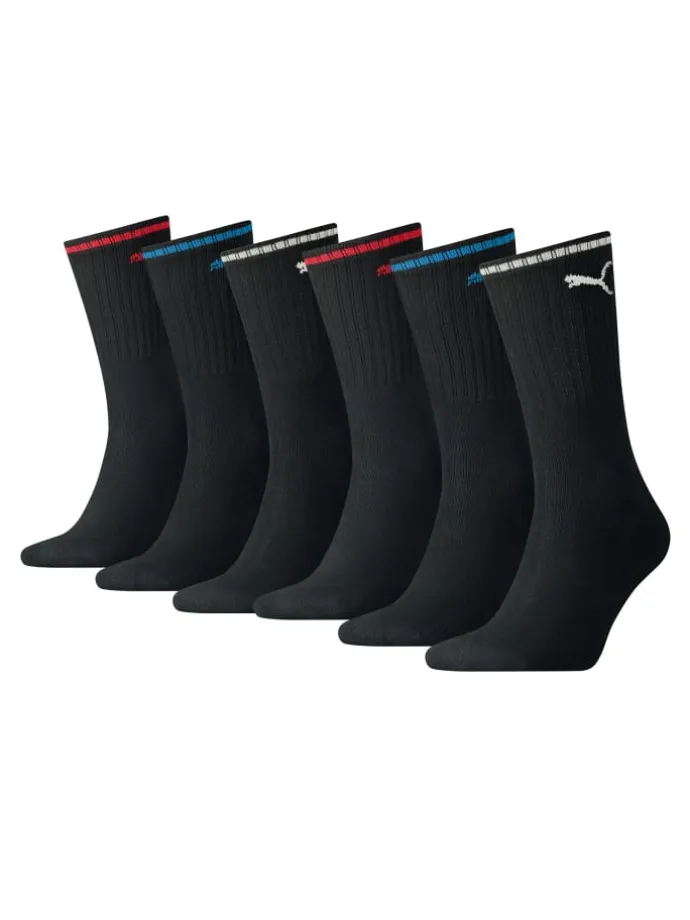 Socken CREW SOCK STRIPE 6 Paar in Black