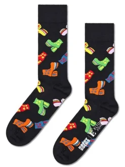 Socken "Elton John Disco" in Schwarz/ Bunt