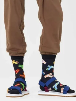 Socken "Elton John Disco" in Schwarz/ Bunt