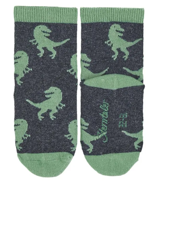 Socken 3er-Pack Dino in ecru