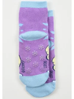 Socken "Frozen" in Hellblau/ Lila