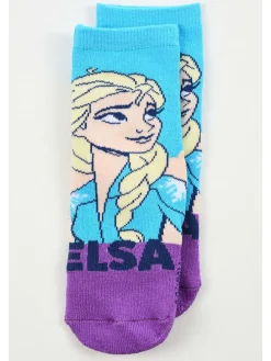 Socken "Frozen" in Hellblau/ Lila