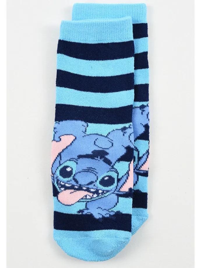 Socken "Lilo & Stitch" in Hellblau/ Dunkelblau