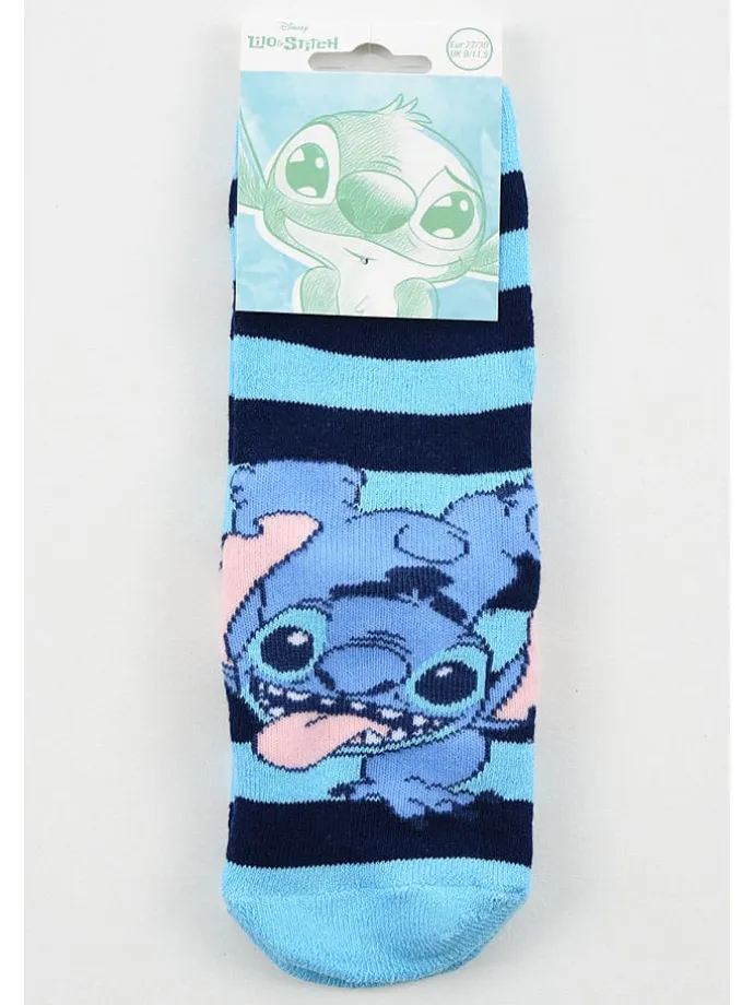 Socken "Lilo & Stitch" in Hellblau/ Dunkelblau