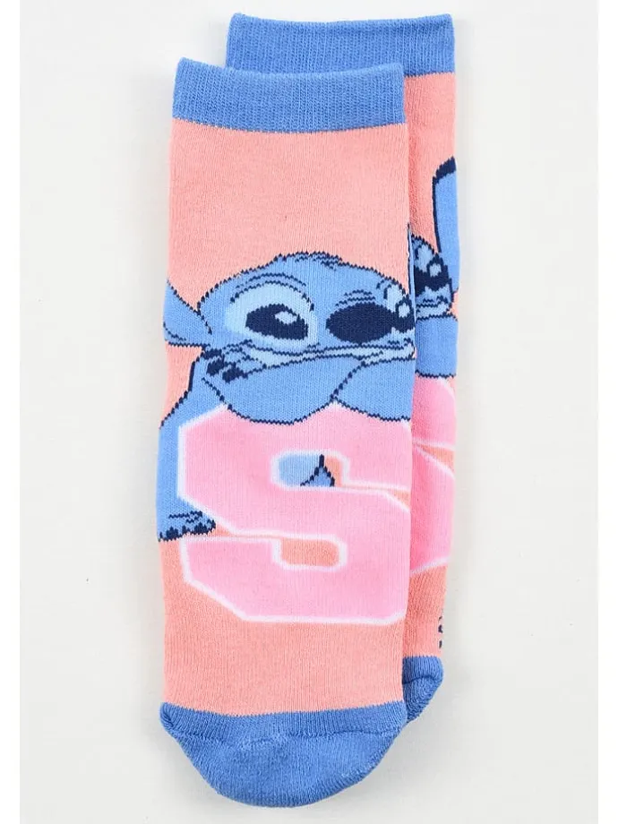 Socken "Lilo & Stitch" in Rosa/ Blau