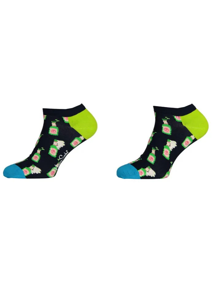 Socken "Rubber duck low" in Schwarz/ Bunt