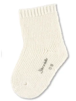 Socken Wolle in ecru farbend