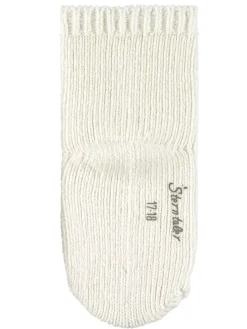 Socken Wolle in ecru farbend