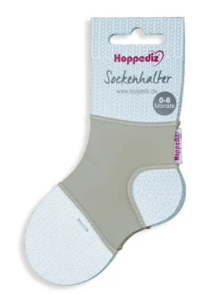 Sockenhalter in Grau