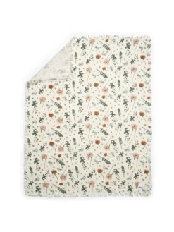 Soft Cotton  Decke - Meadow Blossom in Bunt 100 x 75cm