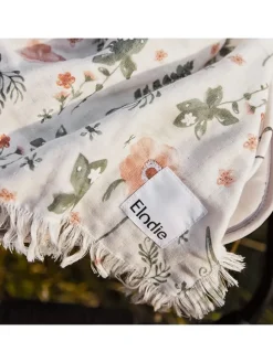 Soft Cotton Decke - Meadow Blossom in Bunt 100 x 75cm