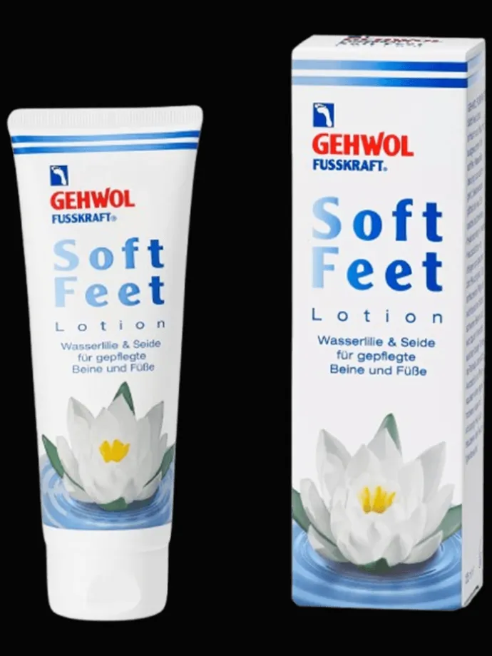 Soft Feet Lotion mit Wasserlilie und Seide für glatte Füße (125 ml)