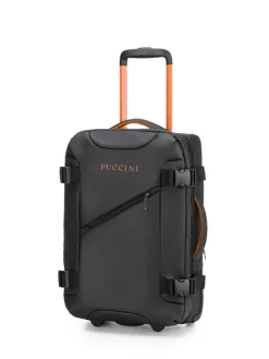 Softcase-Trolley "Colorado" in Schwarz - (B)35 x (H)51 x (T)20 cm