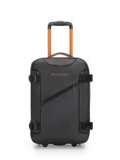 Softcase-Trolley "Colorado" in Schwarz - (B)35 x (H)51 x (T)20 cm