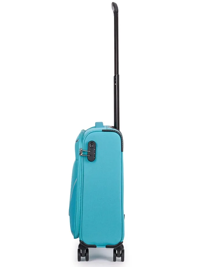 Softcase-Trolley in Hellblau - (B)40 x (H)55 x (T)29 cm