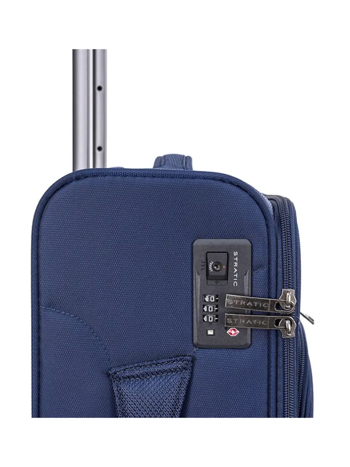 Softcase-Trolley "Mix" in Dunkelblau - (B)39 x (H)55 x (T)20 cm