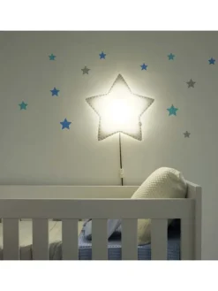 Softlampe Nachtlicht/Wandlampe Stern, Schnur & Stecker