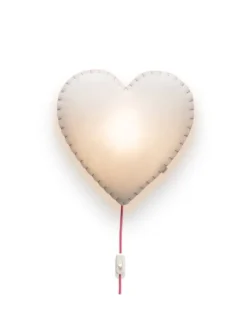 Softlampe Nachtlicht/Wandlampe Herz, Schnur & Stecker