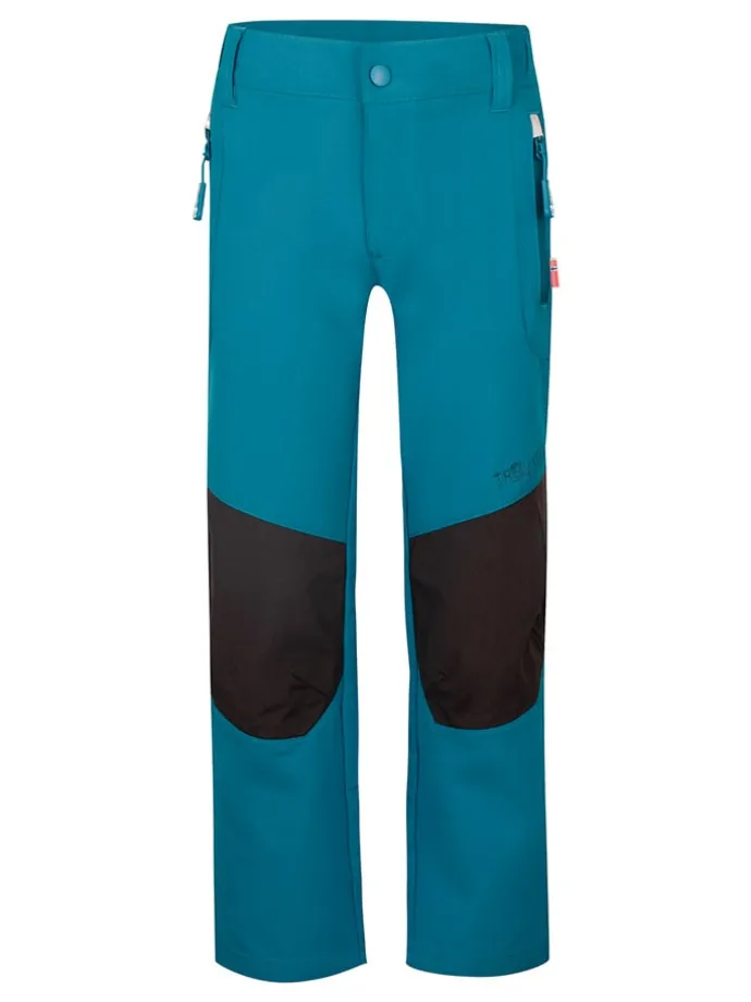 Softshellhose "Lysefjord" in Blau/ Schwarz