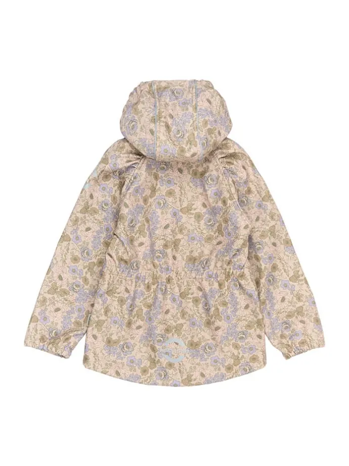 Softshelljacke in Beige/Lila