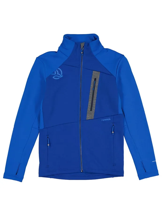 Softshelljacke in Blau