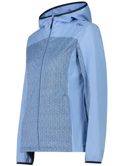 Softshelljacke in Hellblau