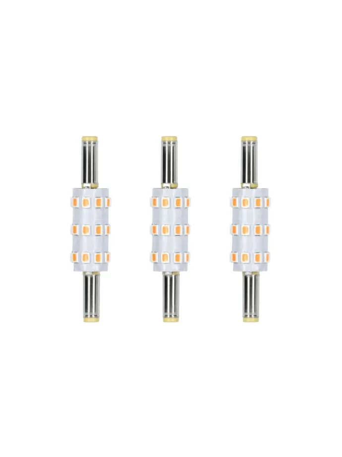 Solar LED Stecksockel Taina Ersatzleuchtmittel 3er-Set 2200K 50lm
