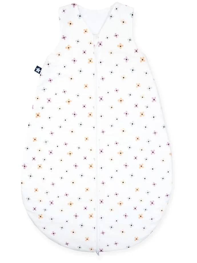 Sommerschlafsack "Little Bloom" in Weiß - TOG 0,5