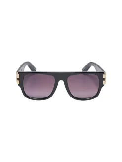 Sonnenbrille in Schwarz/ Lila