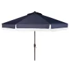 Sonnenschirm "Milan Fringe" in Dunkelblau - (H)251 x Ø 256 cm