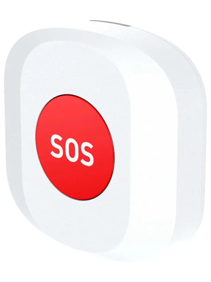 SOS-Schalter "R7052 Zigbee" in Weiß/ Rot