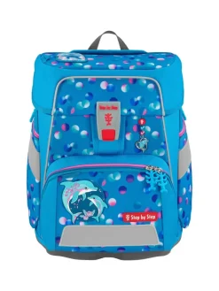 SPACE Schulranzen-Set Dolphin Finja 5-tlg. in blau