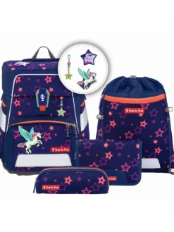 SPACE SHINE Schulranzen-Set Pegasus Night Nuala 5-tlg. in lila
