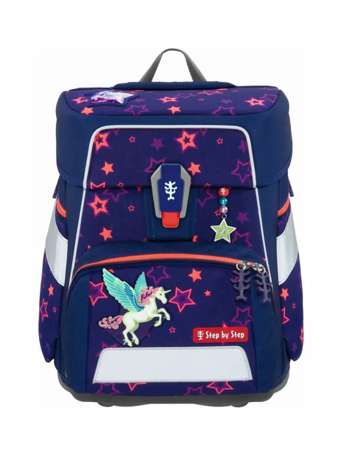 SPACE SHINE Schulranzen-Set Pegasus Night Nuala 5-tlg. in lila
