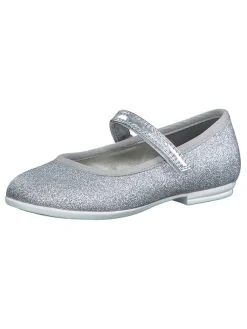 Spangebalerrinas in Silber