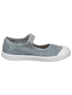 Spangenballerinas "Siringa" in Blau
