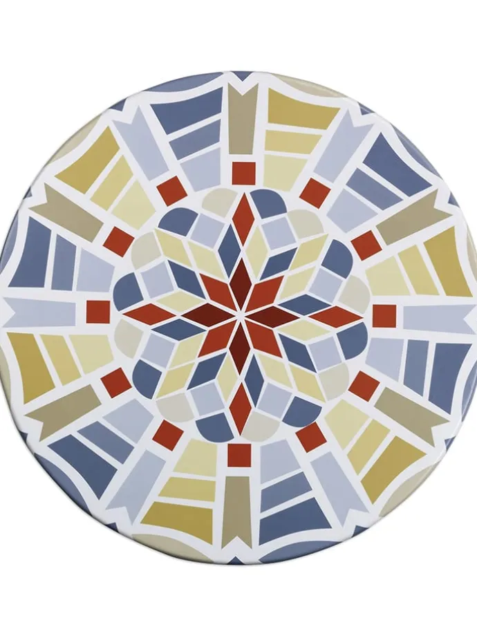Spann-Tischdecke "Maximex" in Bunt - Ø 85 cm