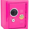 Spardose "Tresor" in Pink - (L)16,5 x (B)12,5 x (H)12 cm