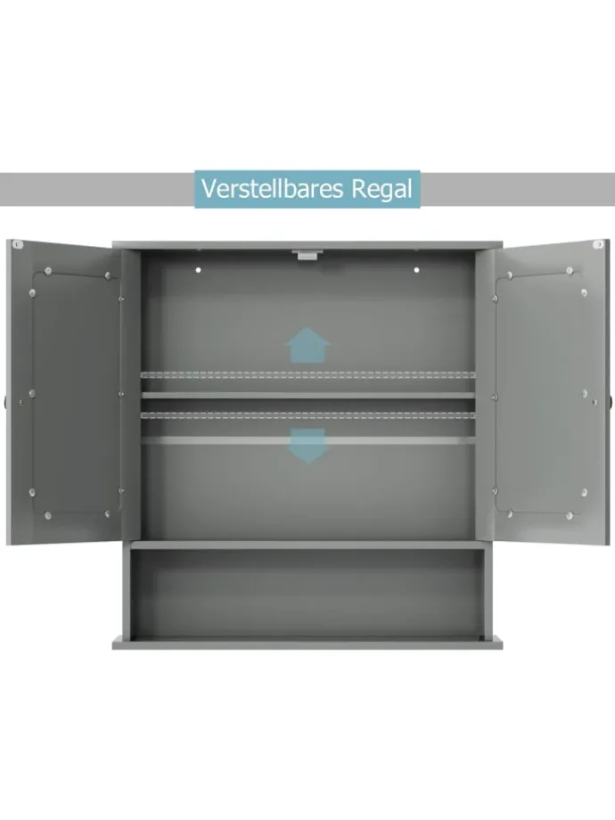 Spiegelschrank Badezimmer in Grau