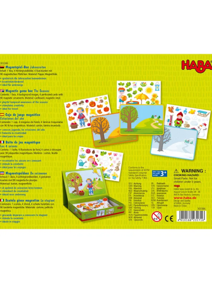 Spiel Magnetspiele in Jahreszeiten