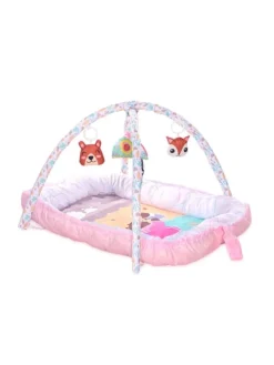 Spielbogen Krabbeldecke Nest in rosa