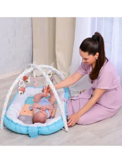 Spielbogen Krabbeldecke Nest in rosa