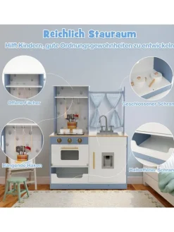 Spielküche ab 3 Jahren in Blau