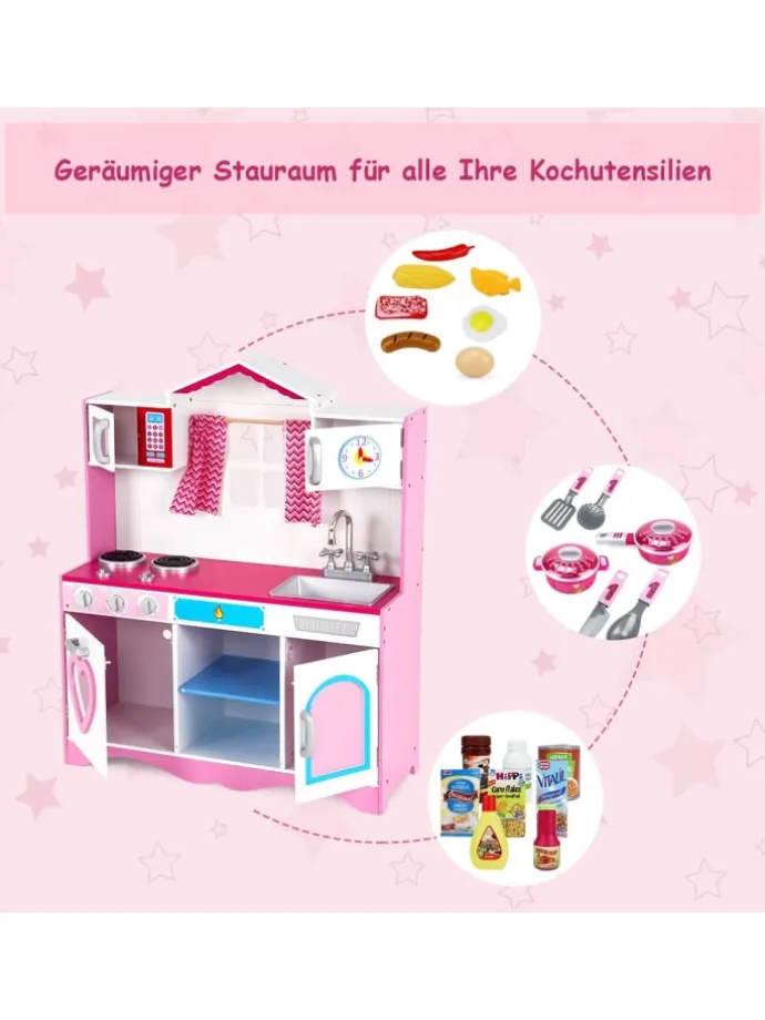 Spielküche ab 3 Jahren in Rosa