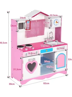 Spielküche ab 3 Jahren in Rosa